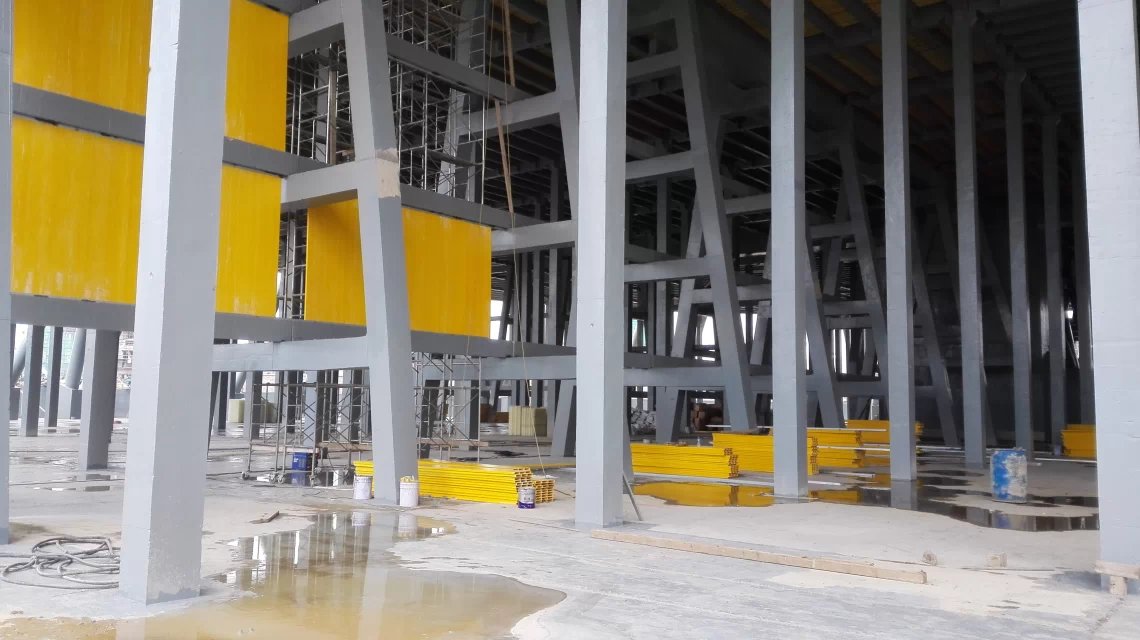 火電廠冷卻塔玻璃鋼空心板擋風(fēng)防凍